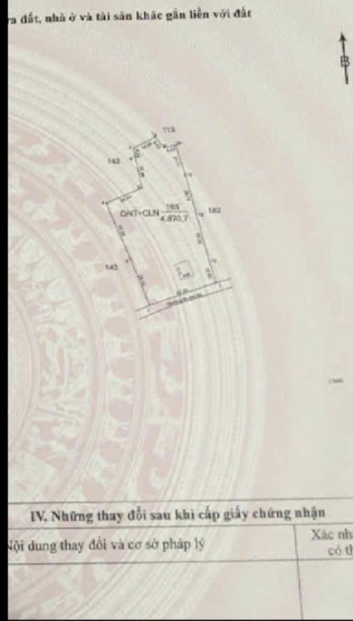 Bán đất 4870.7m² giá 5 tỷ Xã Long Hòa