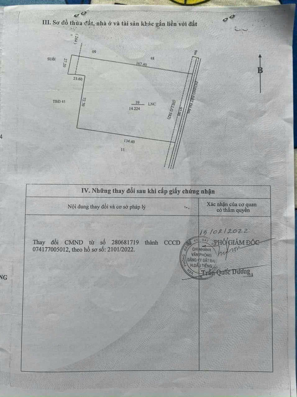 Bán đất 16520m² ngang 100m giá 7.4 tỷ tại Xã Long Hòa