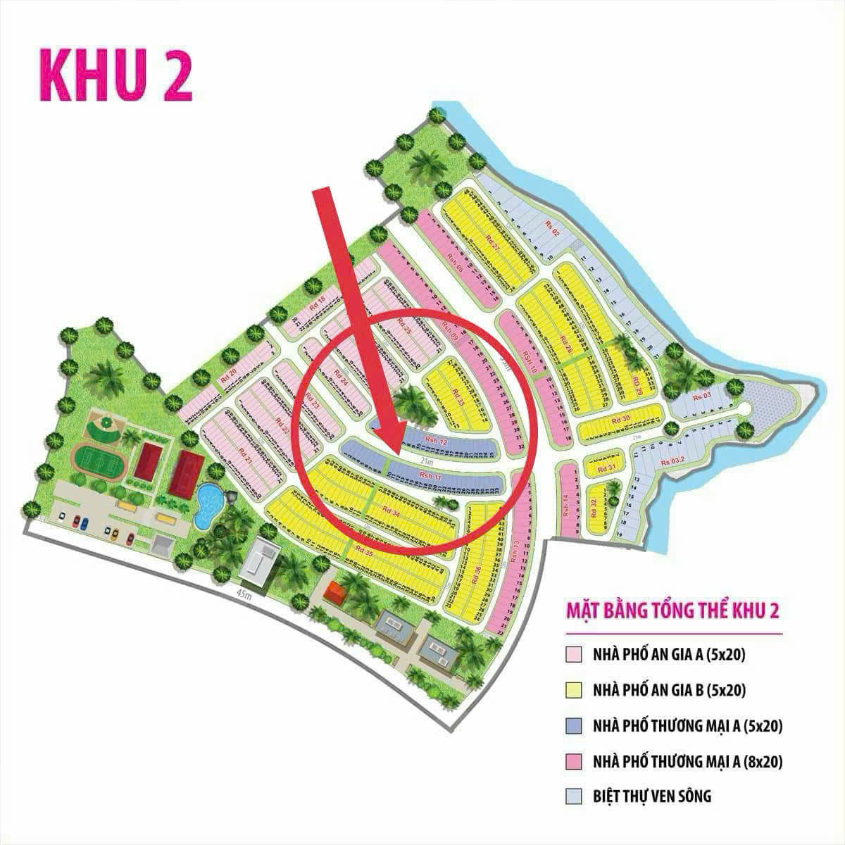 BÁN ĐẤT KHU ĐÔ THỊ LONG HƯNG – SẢN PHẨM ĐẸP KHU 2