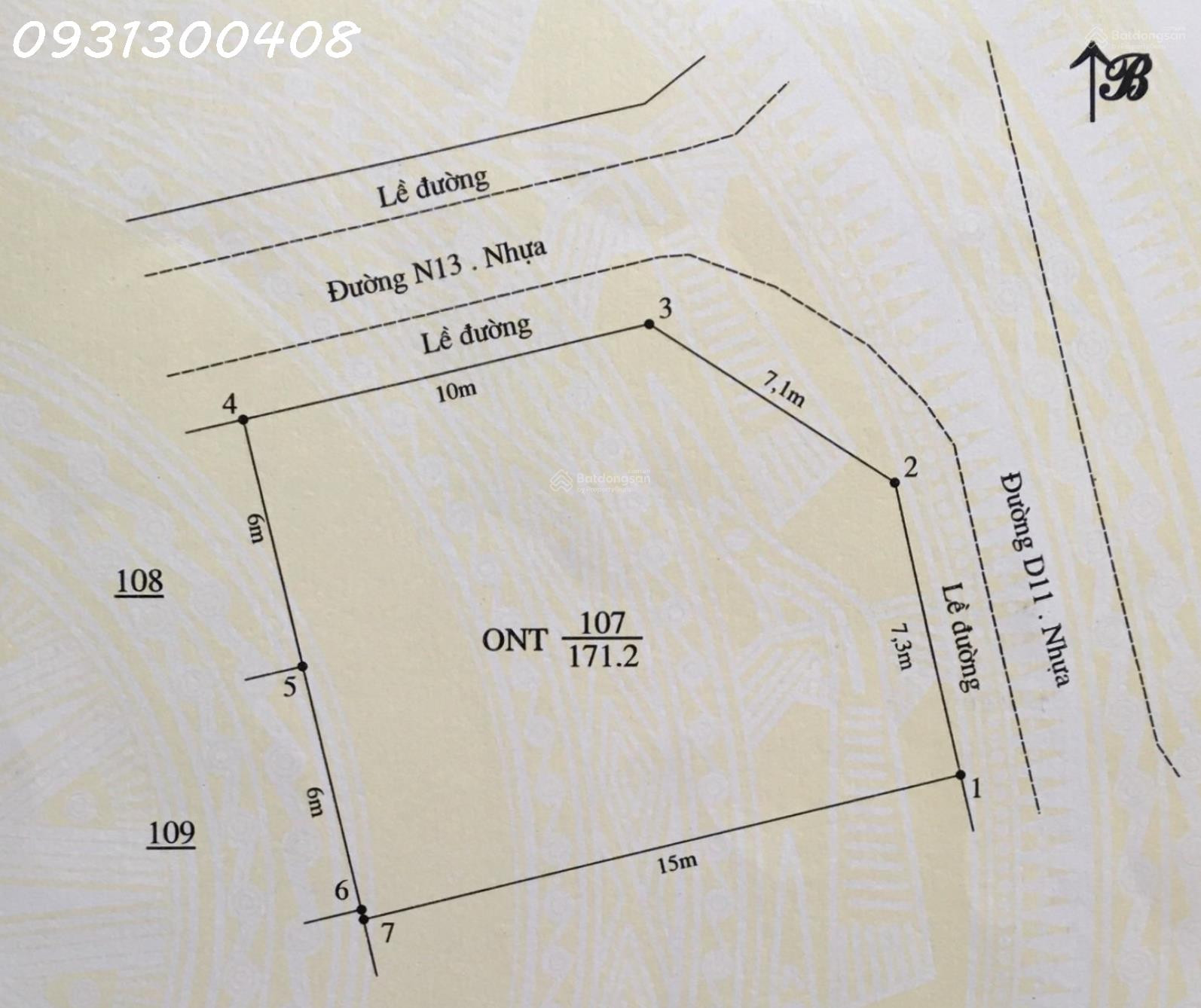 Đất mặt tiền chợ, lô góc hiếm có, Long Tân City 171,2m2, chính chủ cần tiền bán rẻ