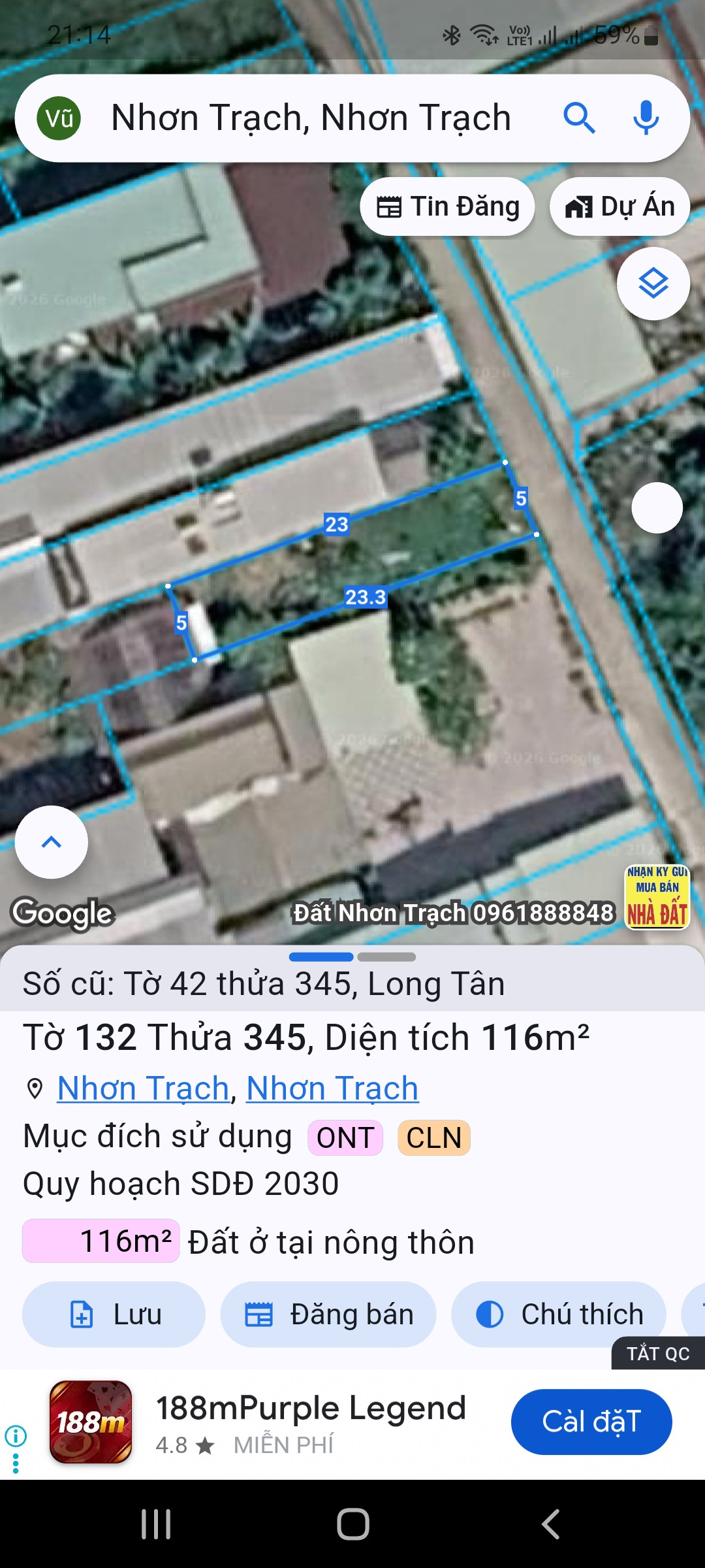 Nhà Đất Long Tân Nhơn Trạch Đồng Nai