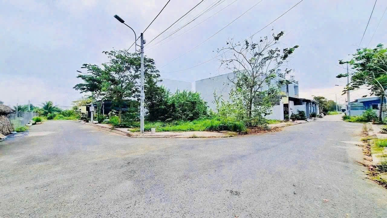 Lô góc 132m2 (7x20) KDC Xoài Đôi, Long Trạch, giá tốt cho đầu tư