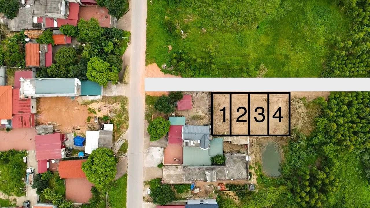 Bán Đất 100m² thổ cư 75m² giá 850 triệu tại Xã Lục Nam Bắc Ninh