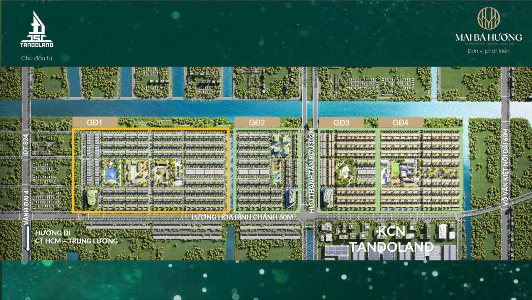 ĐẤT NỀN KDC MAI BÁ HƯƠNG DIỆN TÍCH 90M2, SHR, GIÁ CHỈ TỪ 20-25TR/M2, MẶT TIỀN VÕ VĂN KIỆT NỐI DÀI