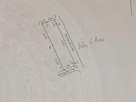 Bán đất 140.6m² có sẵn 140,6m² thổ cư ngang 6,26m giá 800 triệu tại Xã Lương Sơn
