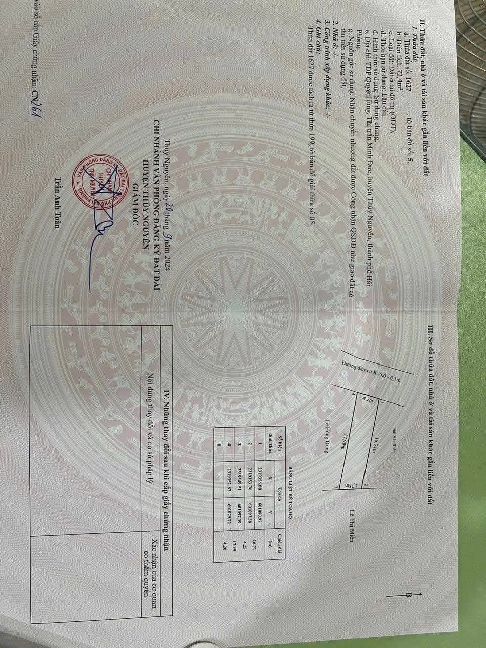 Lô góc .80m giá 970 lô thường 72m giá 870
L/h076.231.9990 em Thúy