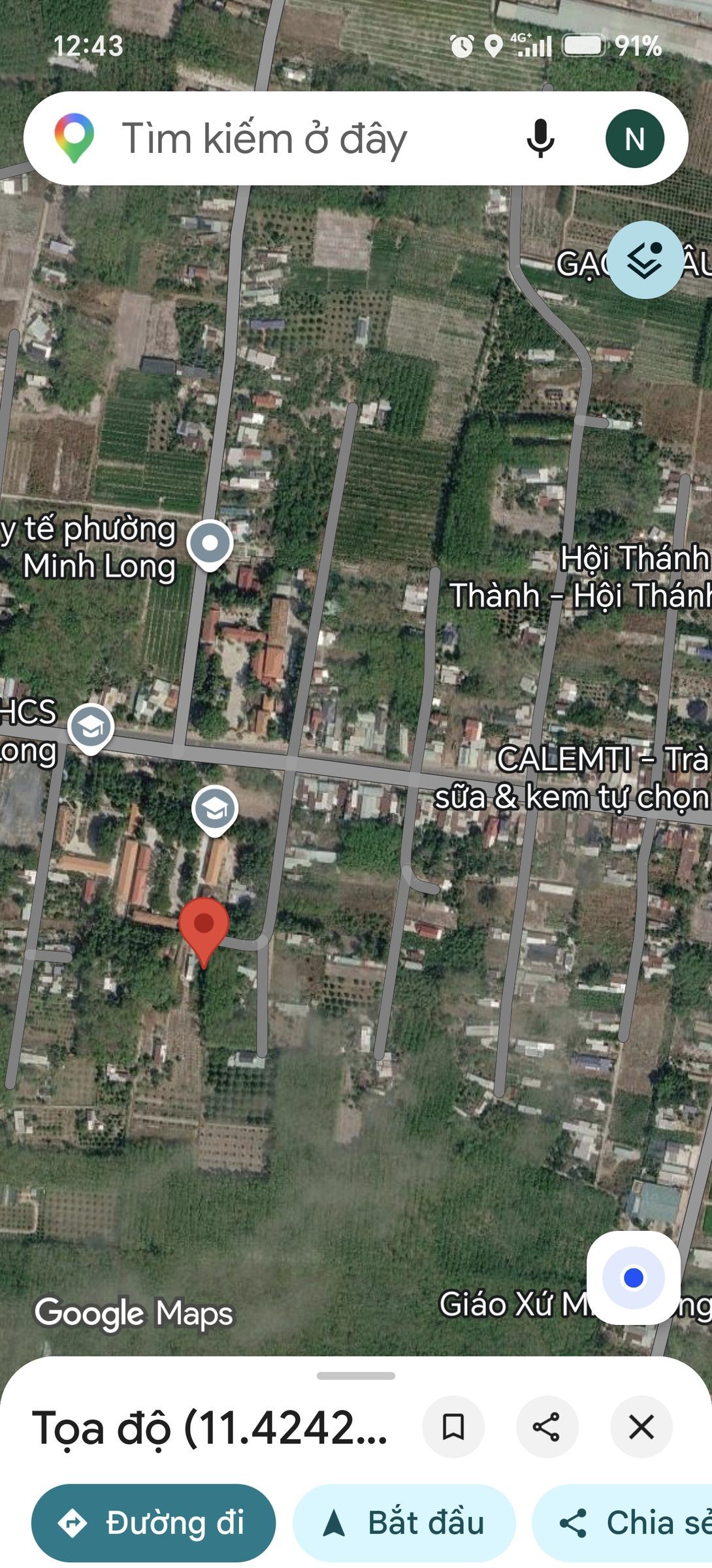 277m2 Đất. Minh Long Chơn Thành Kế Bên Truờng tiểu Học Minh Long
