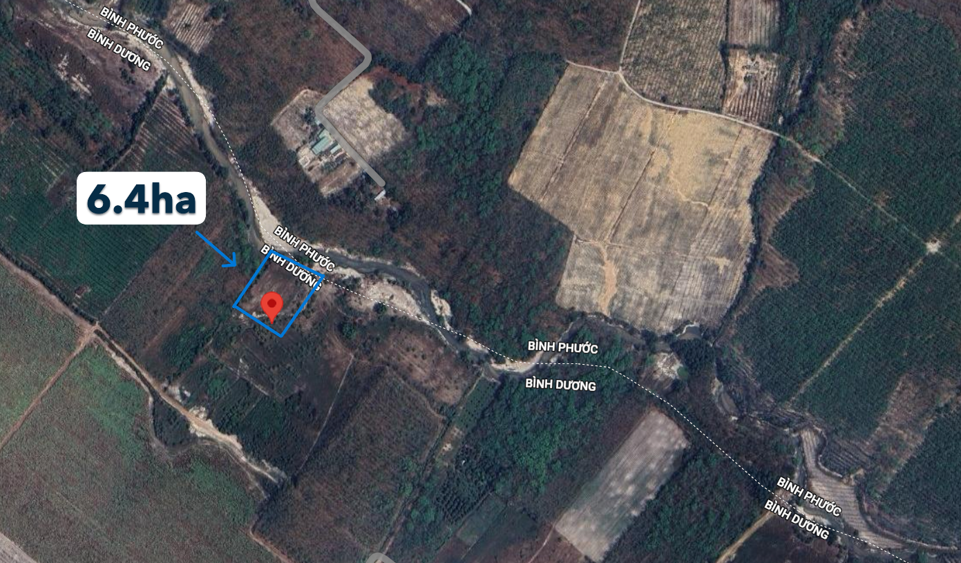 Bán đất 26250.6m² giá 60 tỷ Xã Minh Thạnh
