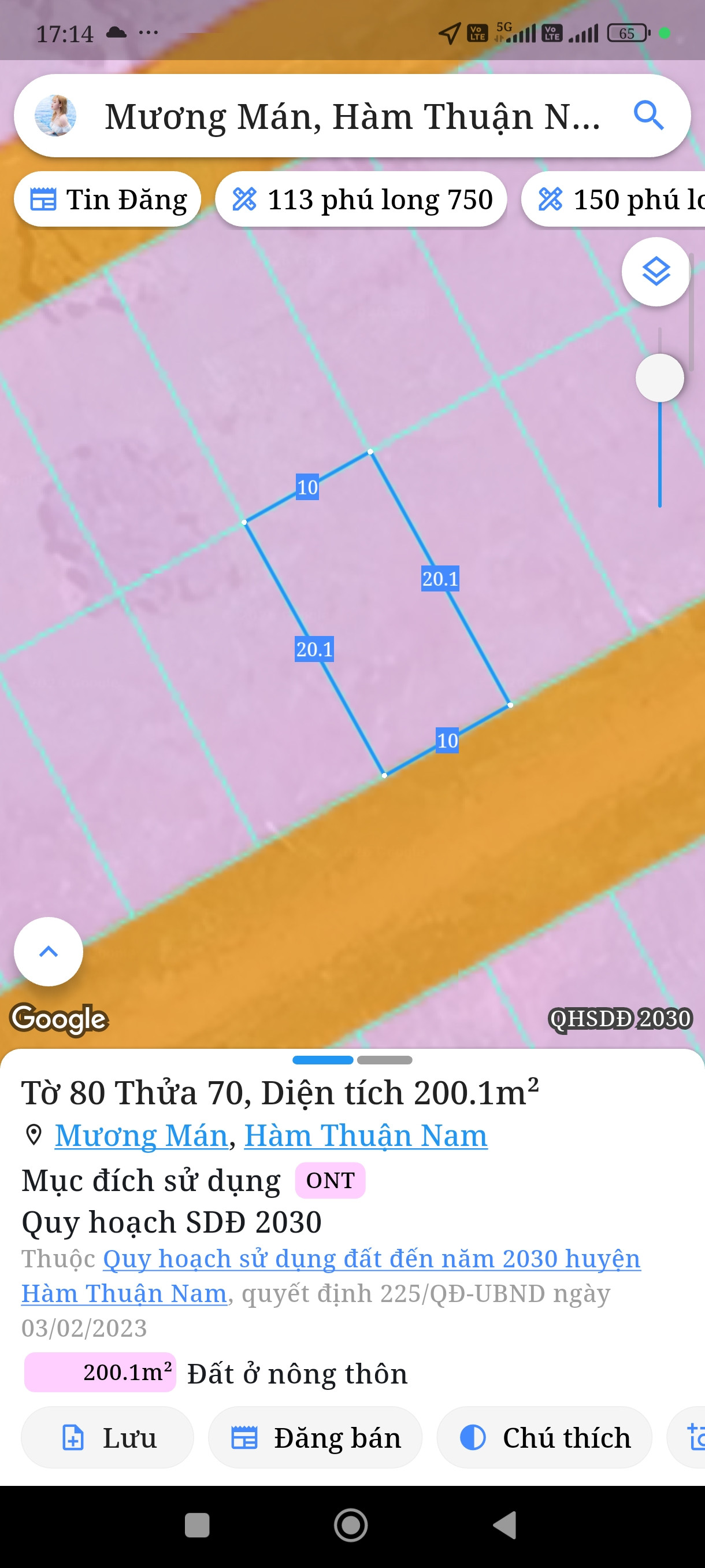 Chính chủ cần bán gấp lô đất này 750 triệu