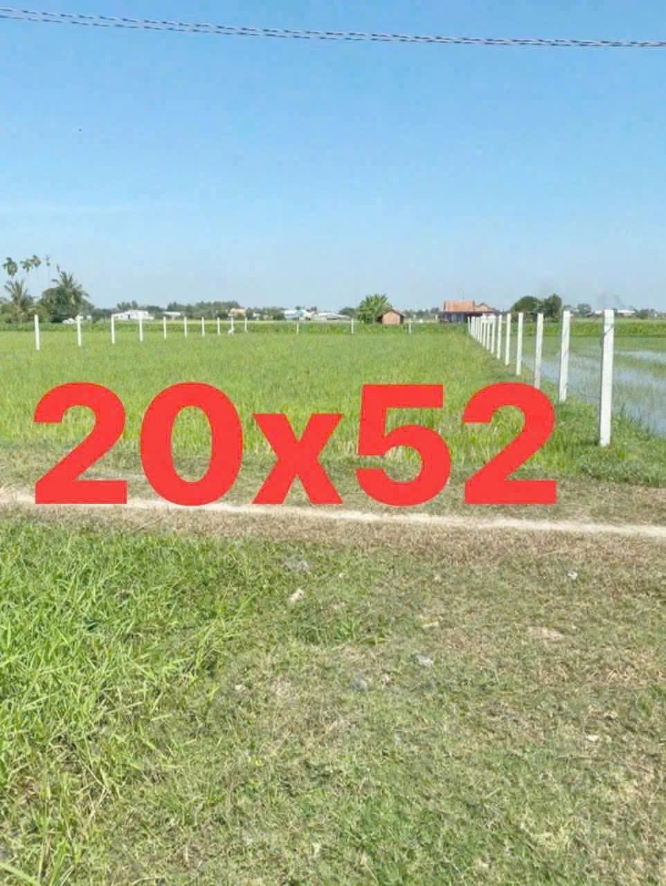 Bán đất 1038.2m² ngang 20m giá 1.7 tỷ Xã Mỹ Hạnh