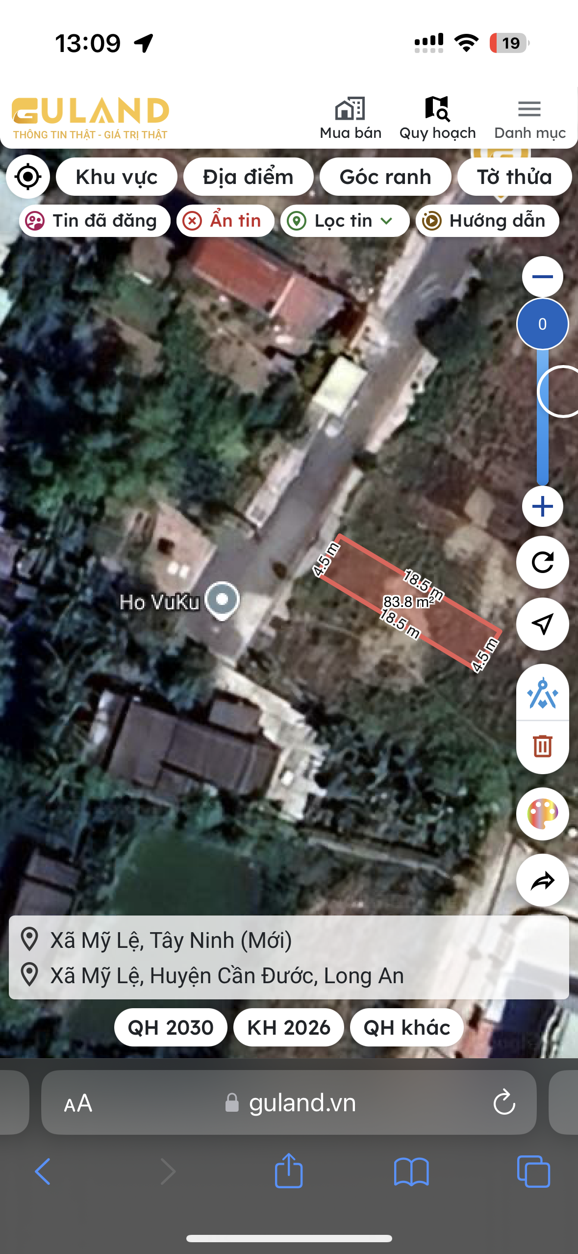 Bán đất nền KDC Mỹ Lệ giá rẻ