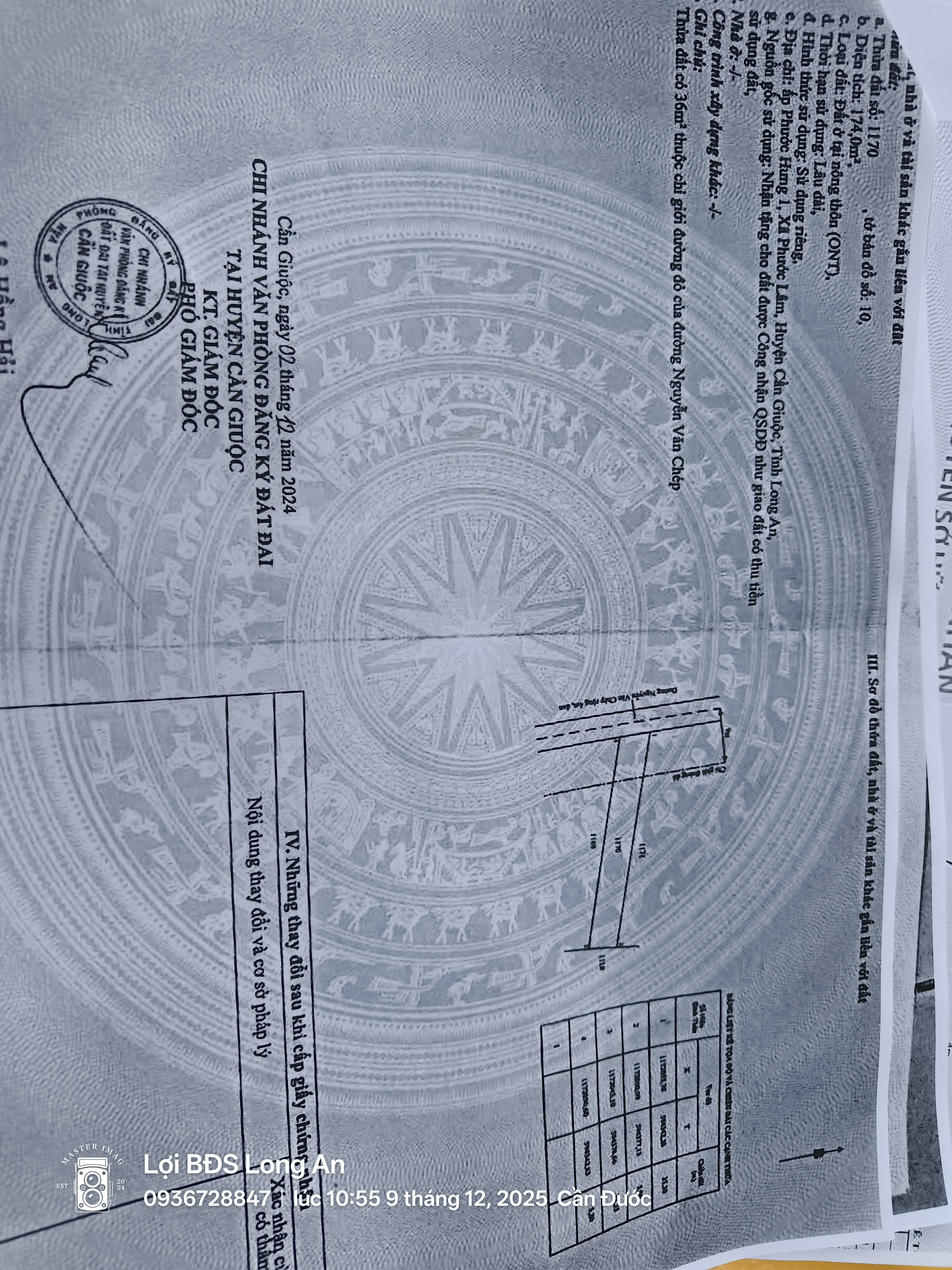 Bán đất 174m² ngang 5m giá 1.3 tỷ Xã Mỹ Lộc