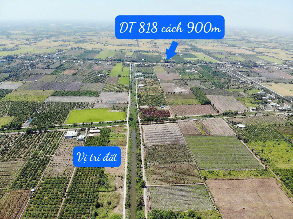 Bán đất 158m² giá 600triệu Xã Mỹ Thạnh