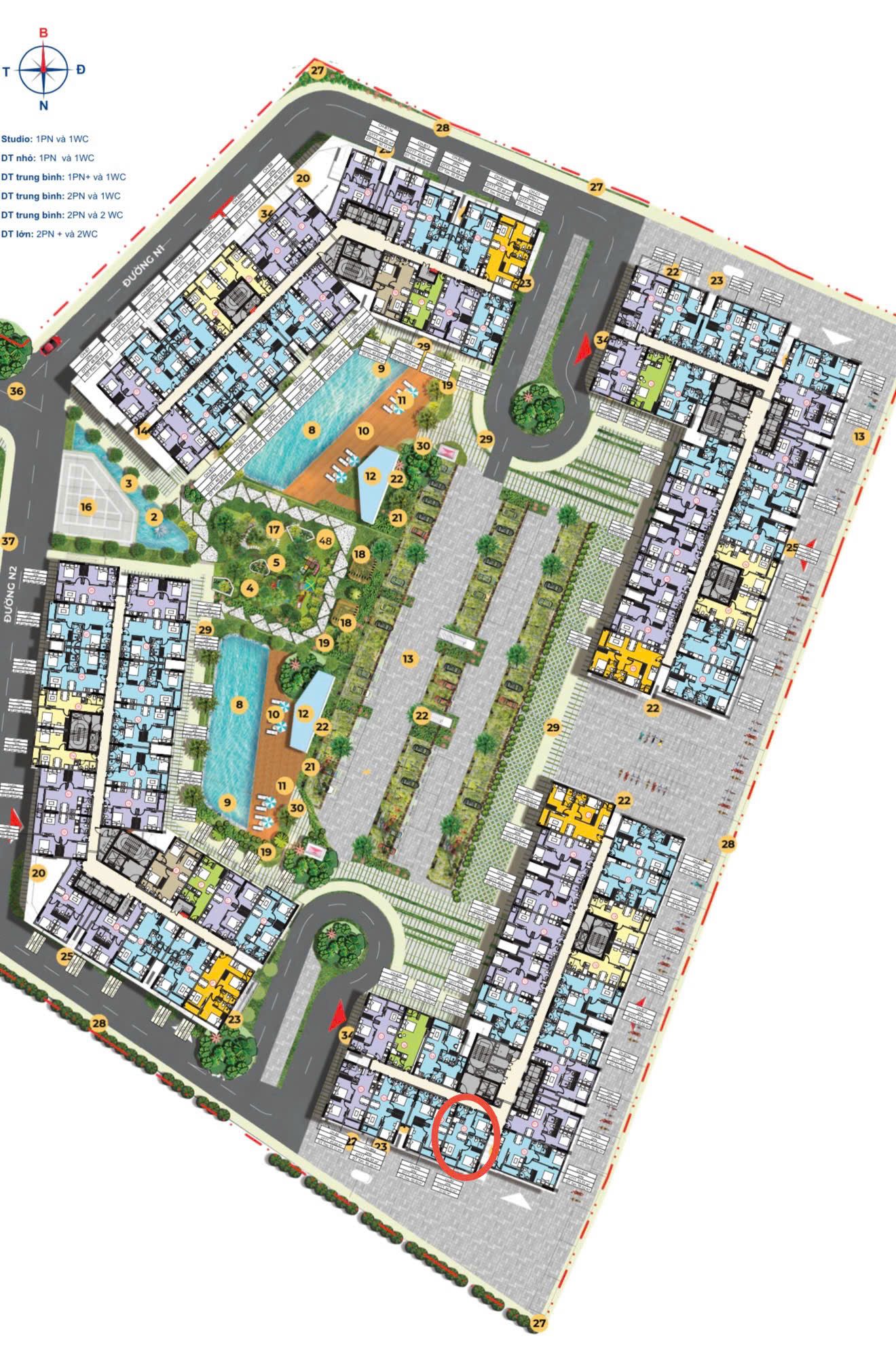 Cơ hội hiêm – căn tầng 7 view đẹp , giá chỉ 1 tỷ 800 triệu! Thanh Toán 360 Triệu Sở Hữu Ngay Căn Hộ