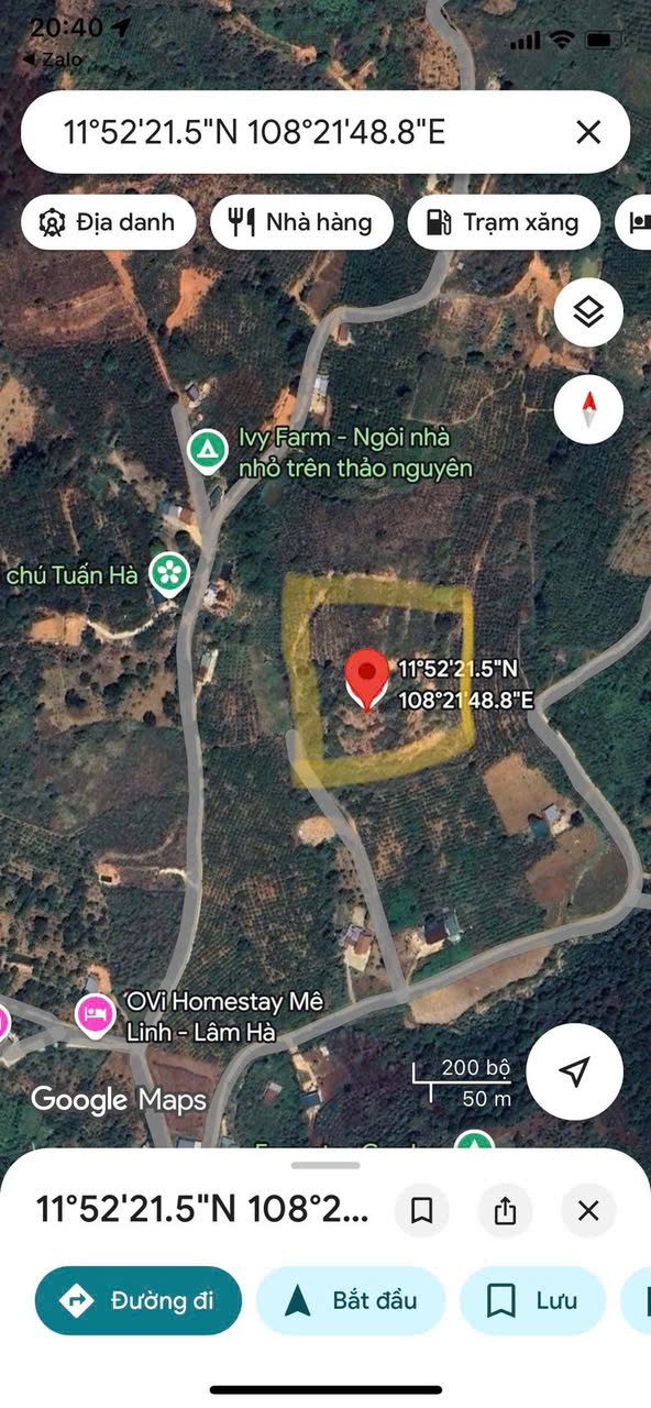 Bán đất 7850m² ngang 80m giá 8 tỷ tại Xã Nam Ban Lâm Hà