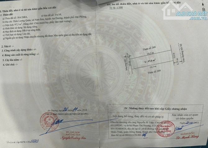 LÔ ĐẤT ĐẸP LƯƠNG QUÁN – NAM SƠN – ĐƯỜNG 7,5M 2,5X TỶ LH 0788270866