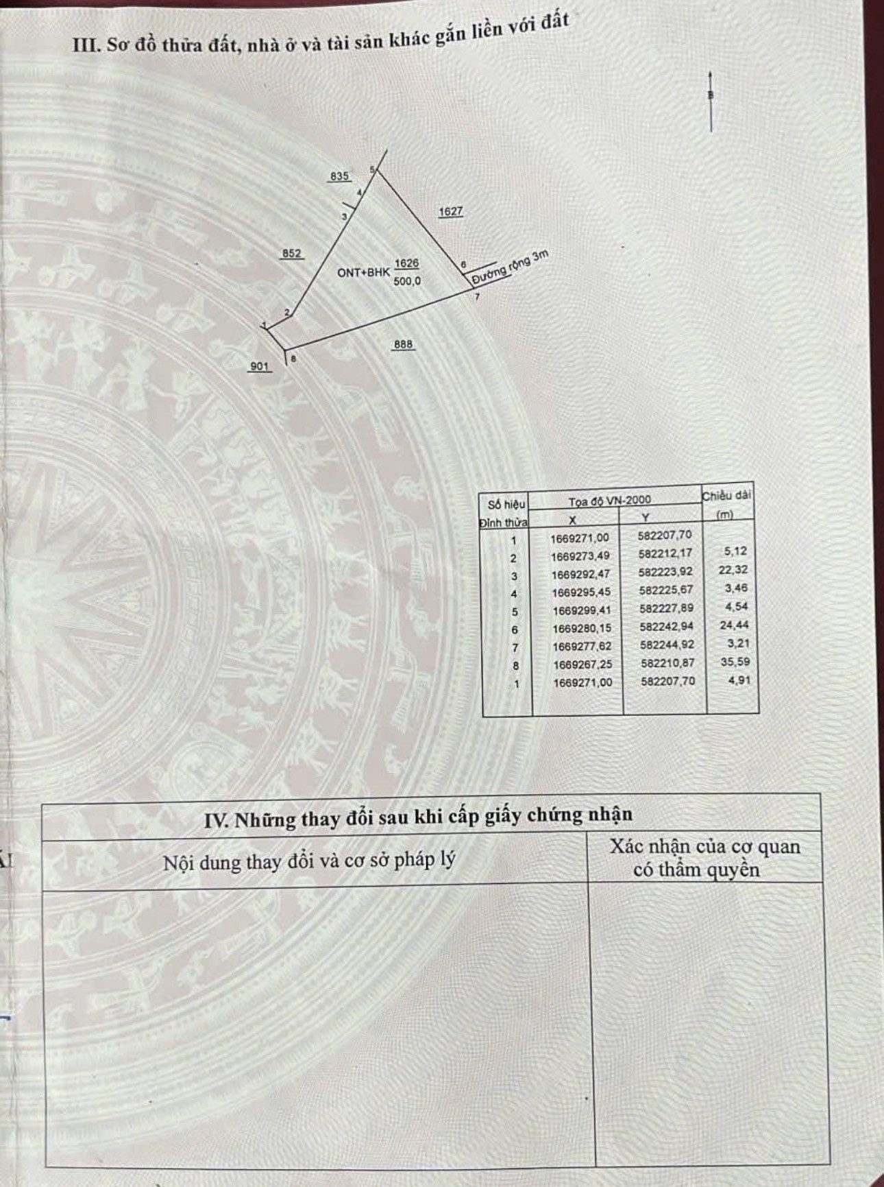 Bán đất 503.5m² có sẵn 100m² thổ cư ngang 35m giá 520 triệu tại Xã Nghĩa Giang