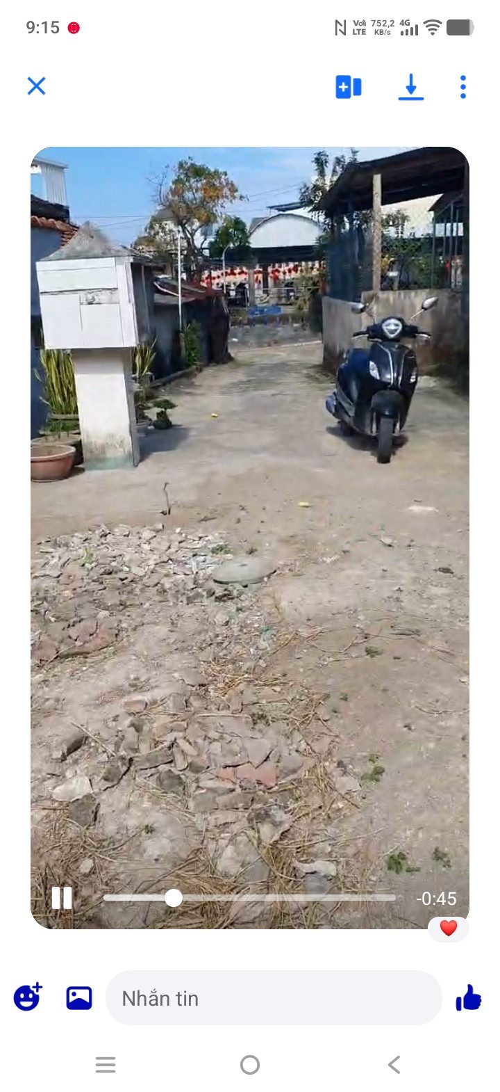 ĐẤT OTO NGHĨA PHÚ (AN PHÚ), GẦN BÙNG BINH CẦU CỔ LŨY, CÁCH ĐƯỜNG TRƯỜNG SA 50M. ĐƯỜNG OTO