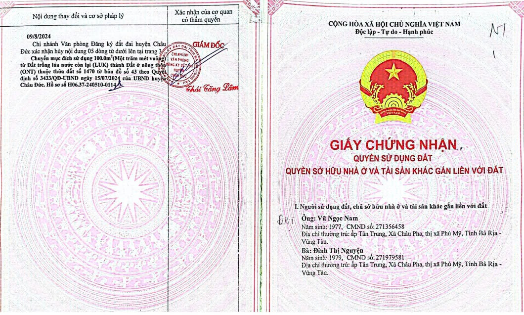 Bán đất 698m² ngang 10m giá 12.5 tỷ Xã Nghĩa Thành