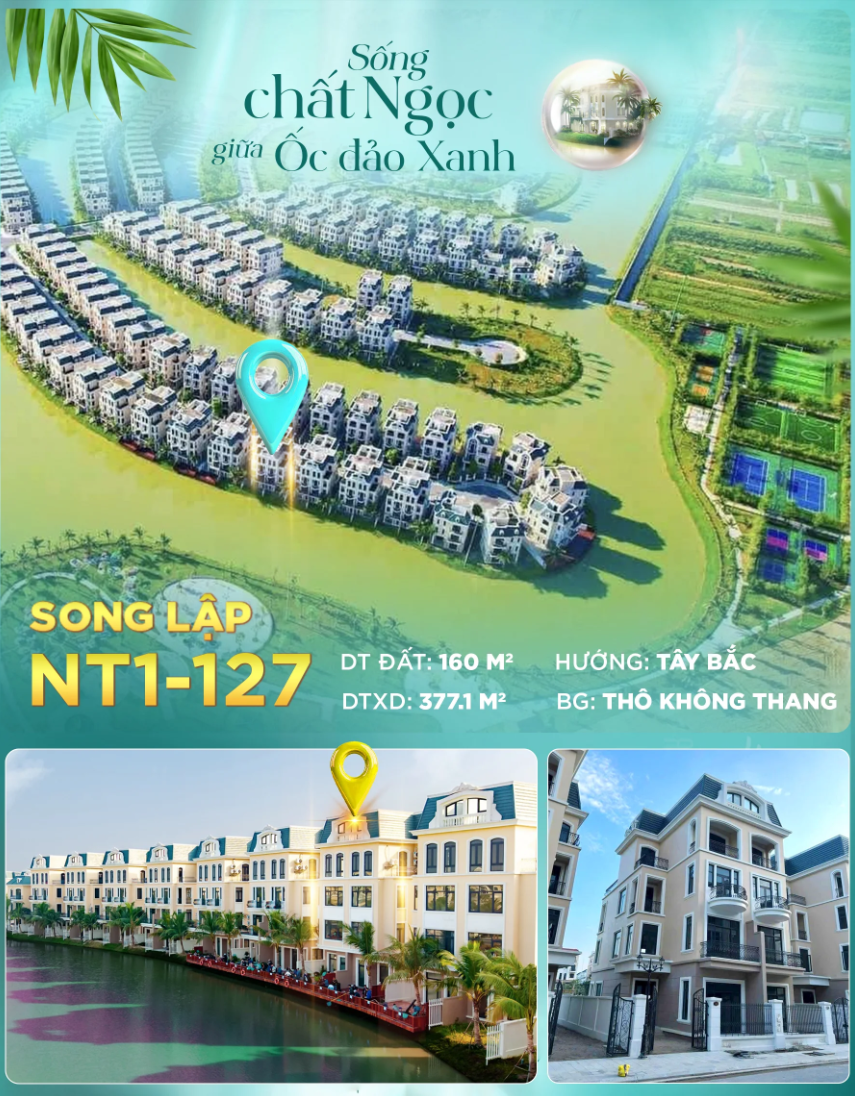 🌟 BIỆT THỰ SONG LẬP 160M² – THIẾT KẾ ĐẲNG CẤP CHO CUỘC SỐNG CHẤT LƯỢNG
