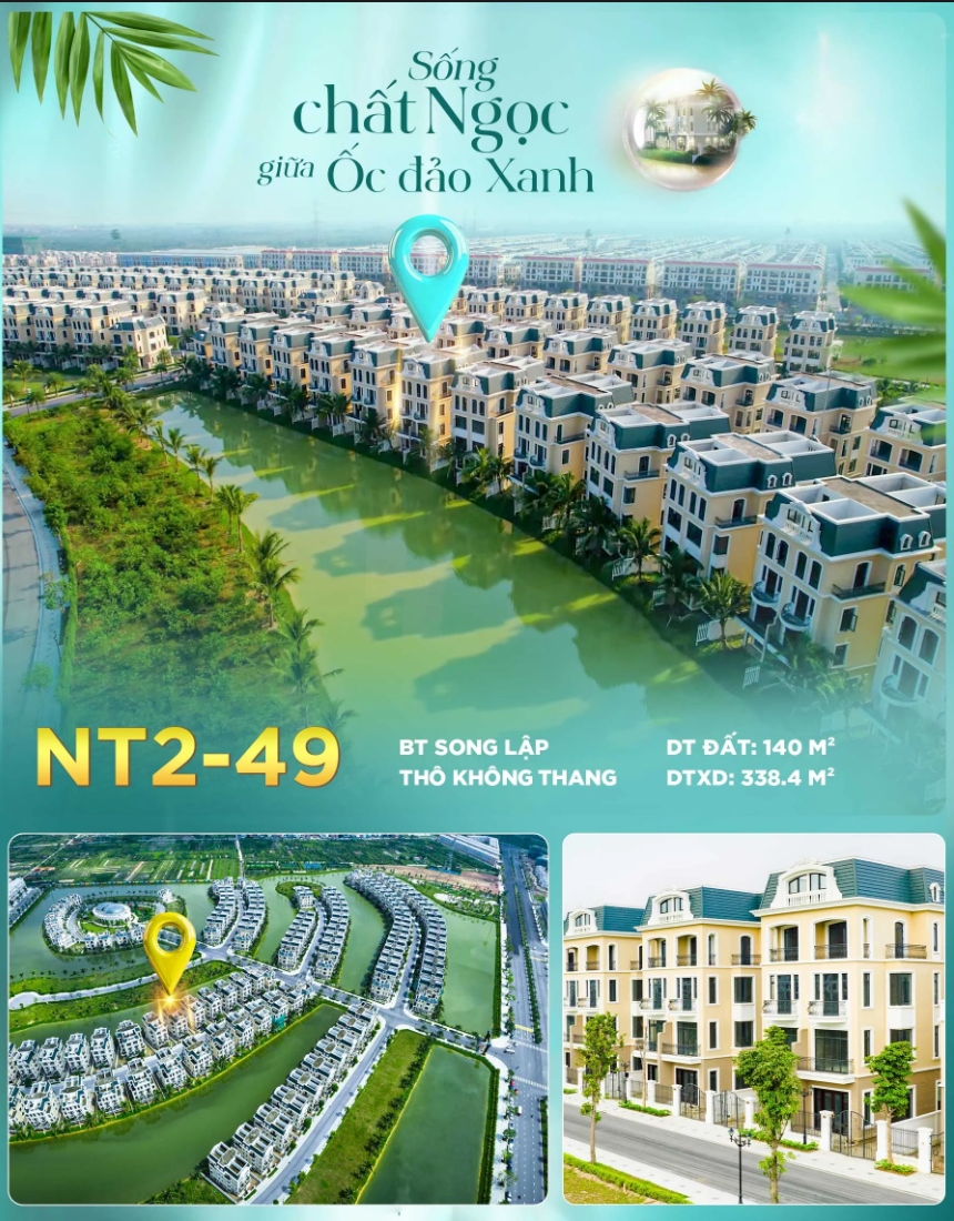 🌟 SONG LẬP 140M² – KHÔNG GIAN SỐNG HIỆN ĐẠI GIỮA ĐẠI ĐÔ THỊ ĐẲNG CẤP