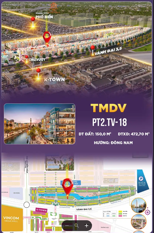 🏢 TMDV 150M² – KHAI THÁC KINH DOANH ĐA CÔNG NĂNG GIỮA ĐẠI ĐÔ THỊ SẦM UẤT