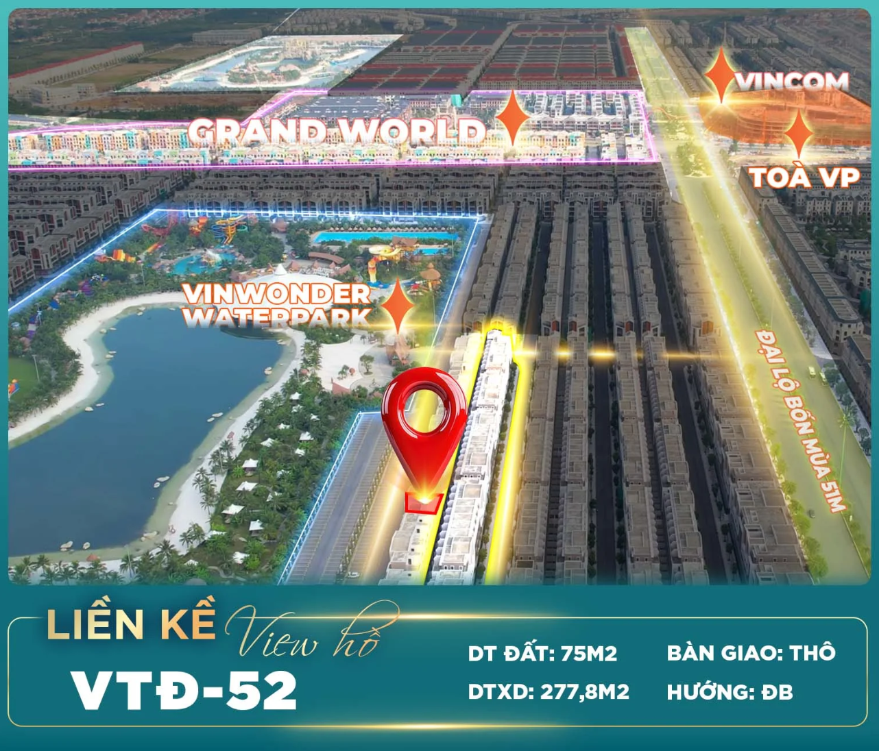 🏡 LIỀN KỀ 75M² – TÀI CHÍNH DỄ TIẾP CẬN, PHÙ HỢP AN CƯ & KHAI THÁC CHO THUÊ