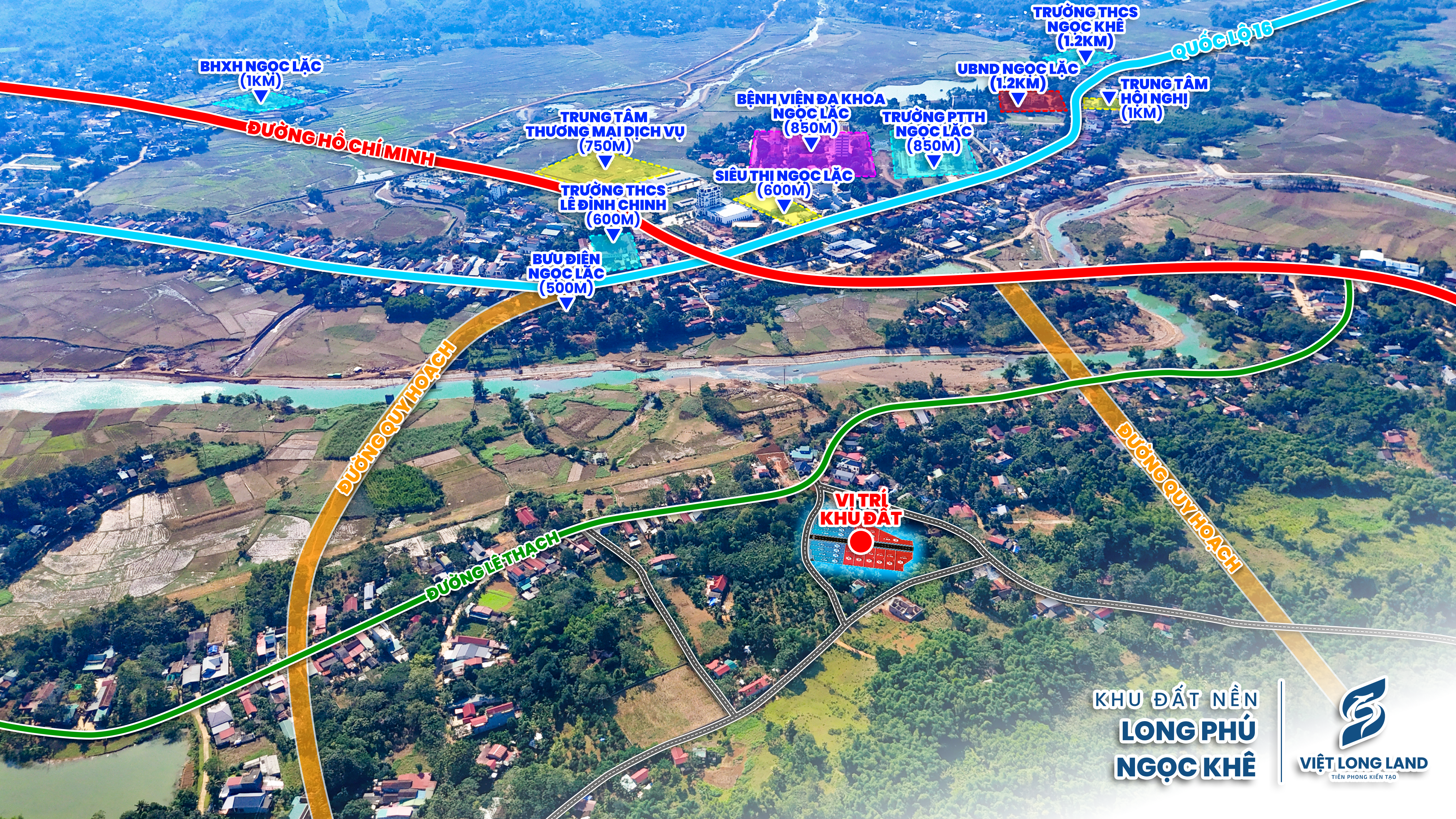 Bán đất 81m² ngang 15m giá 410 triệu Xã Ngọc Lặc