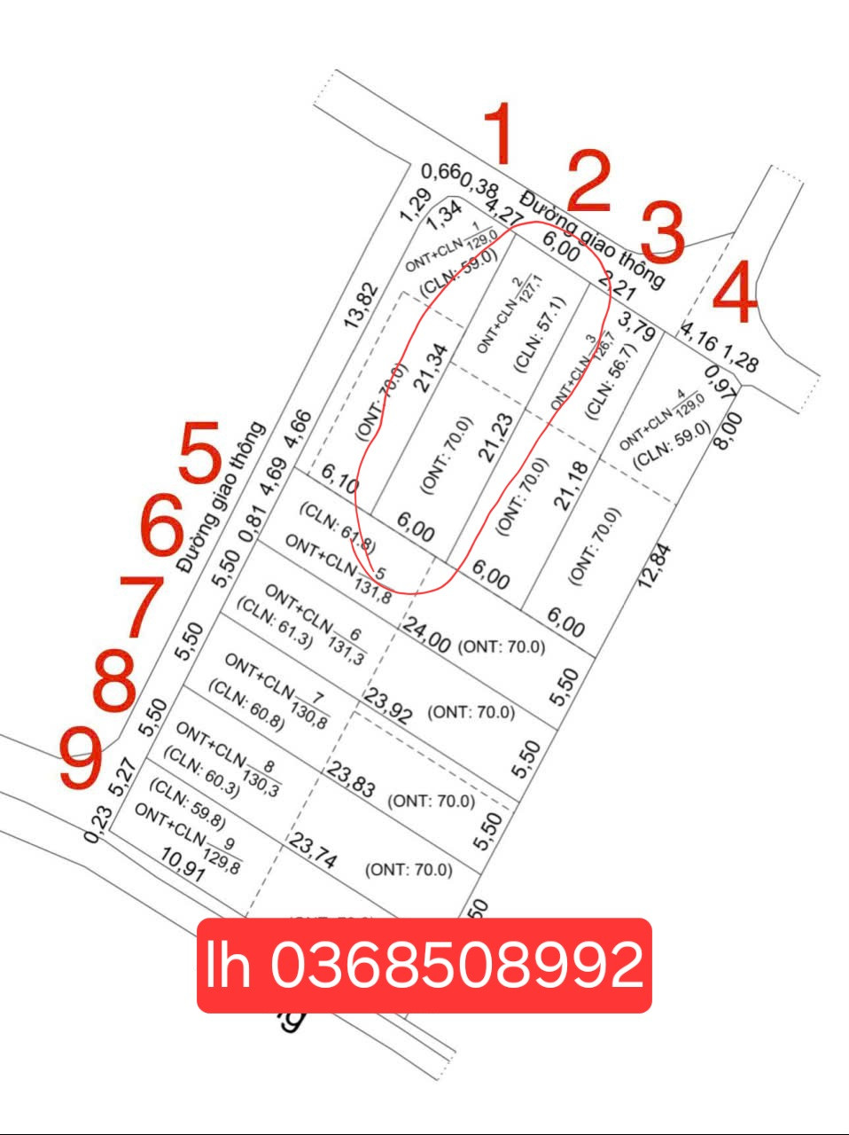 Bán đất 127m² ngang 6m giá 520 triệu Xã Ngọc Thiện