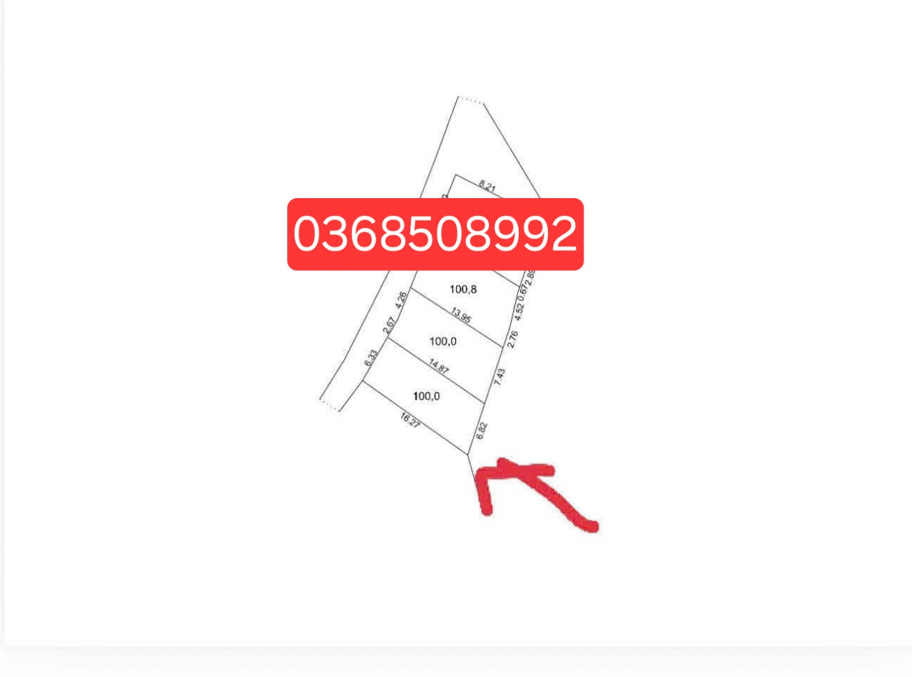 Bán đất 100m² ngang 6,3m giá 770 triệu Xã Ngọc Thiện