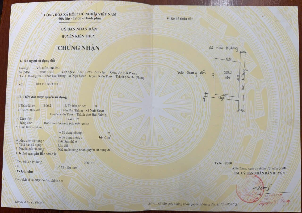 2HK82 🏡 BÁN 2 LÔ ĐẤT ĐẸP TẠI ĐẠI THẮNG – NGŨ ĐOAN | VỊ TRÍ TIỀM NĂNG – GIÁ ĐẦU TƯ HẤP DẪN