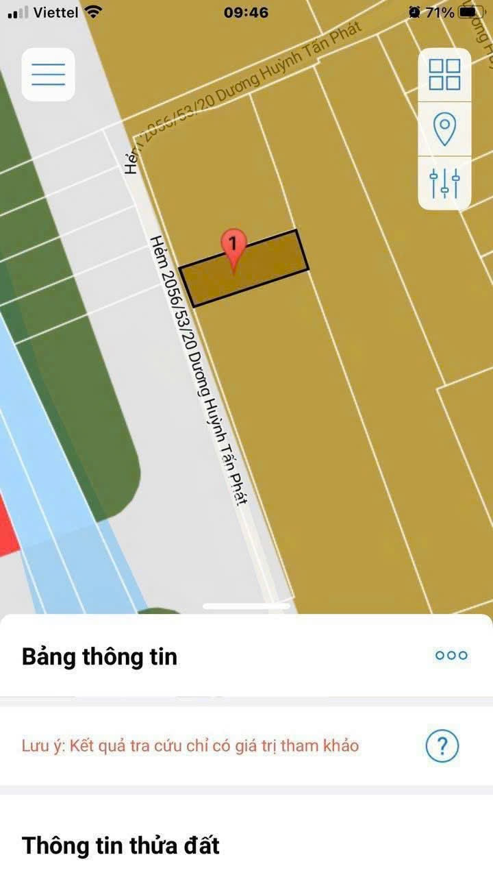 Bán Đất 573m² thổ cư 57m² giá 3.55 tỷ tại Xã Nhà Bè TP. Hồ Chí Minh