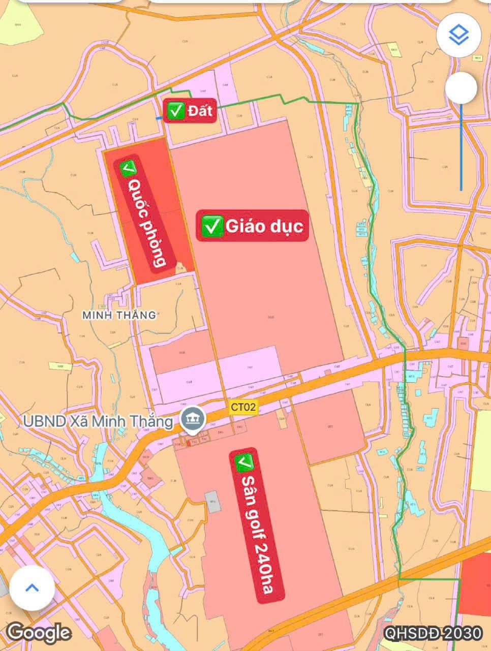 Bán đất 241m² có sẵn 100m² thổ cư ngang 5m giá 385 triệu tại Xã Nha Bích