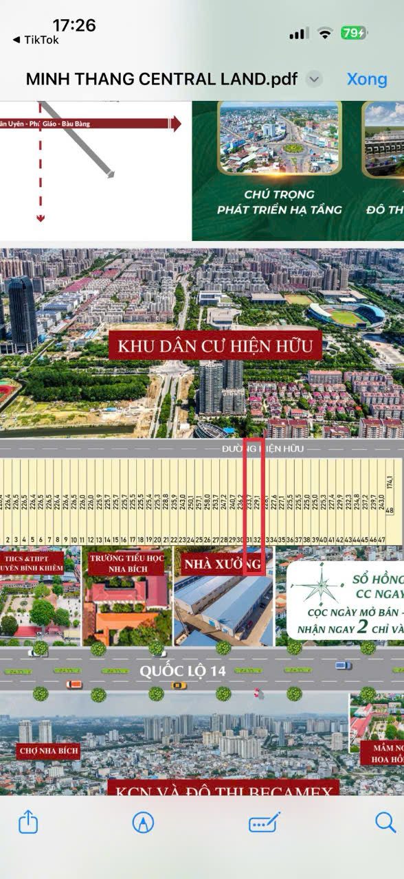 Bán đất 234m² có sẵn 50m² thổ cư ngang 5m giá 600 triệu tại Xã Nha Bích