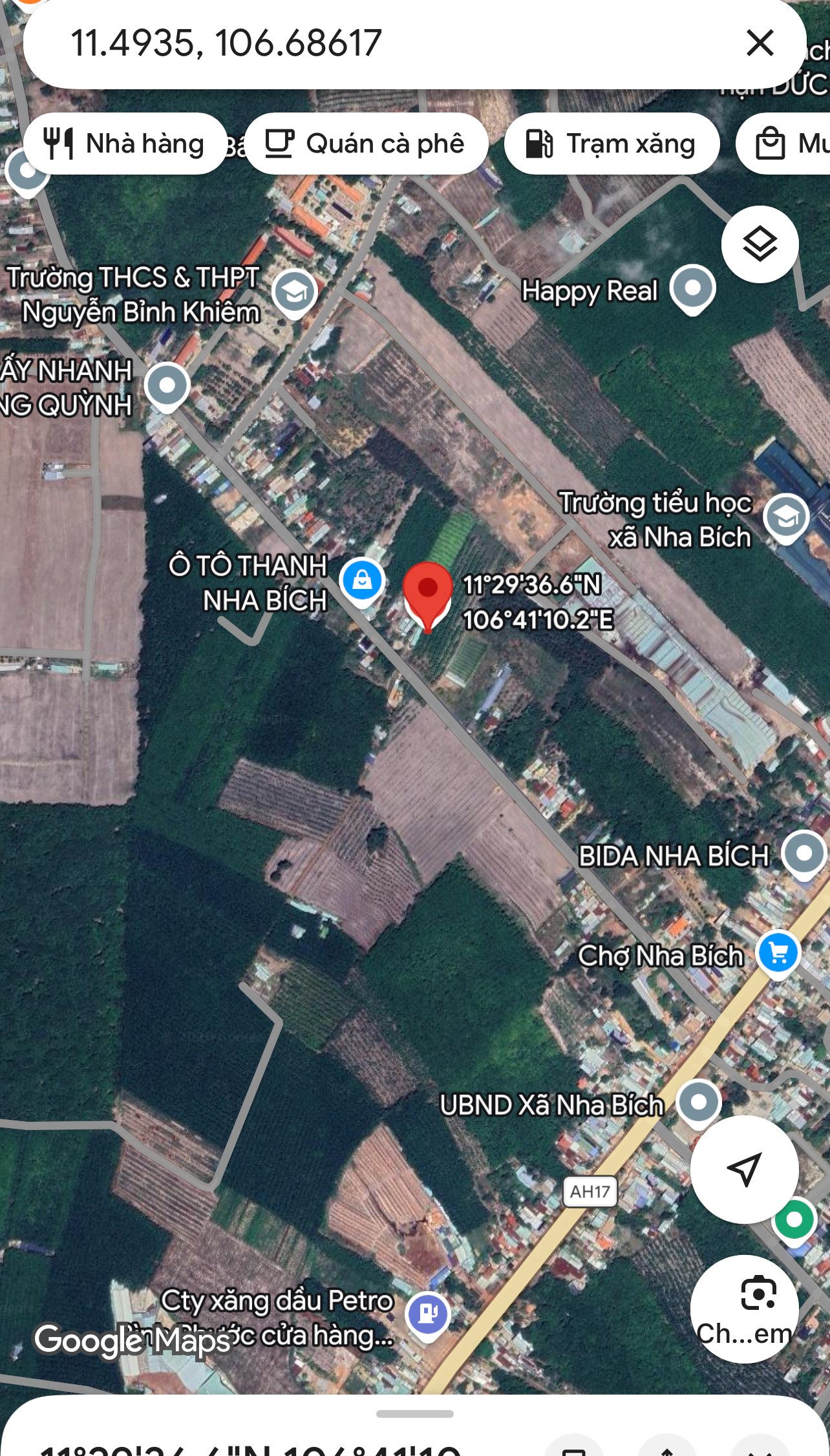 Bán đất 1129m² có sẵn 112m² thổ cư ngang 12m giá 2.1 tỷ Mt DT756 Gần Chợ và Cấp 2-3 NBK