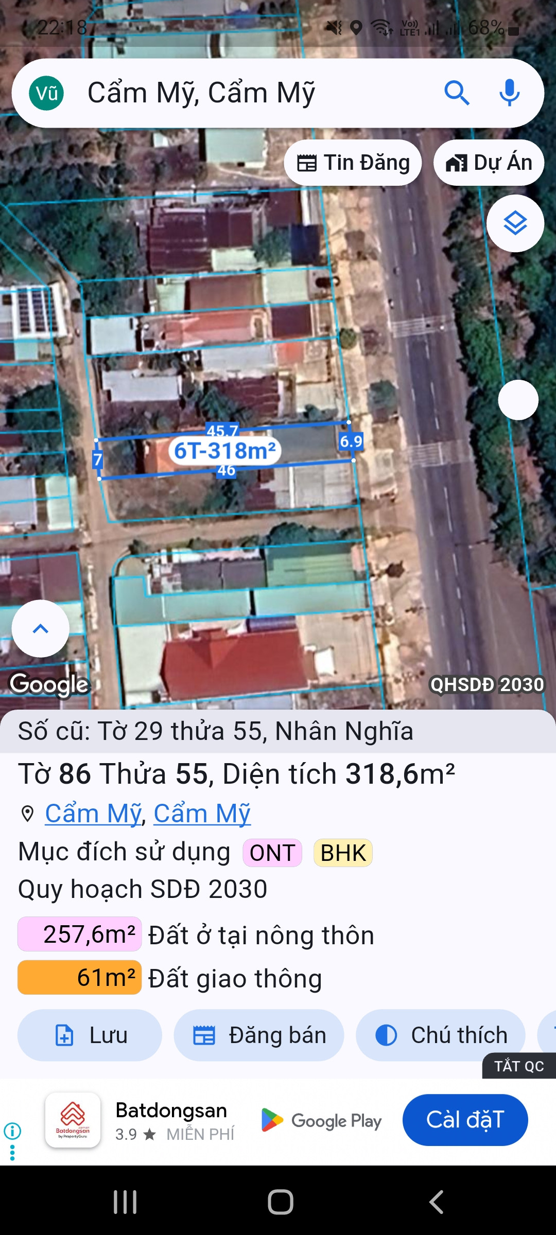 Nhà Đất Nhân Nghĩa Cẩm Mỹ Đồng Nai