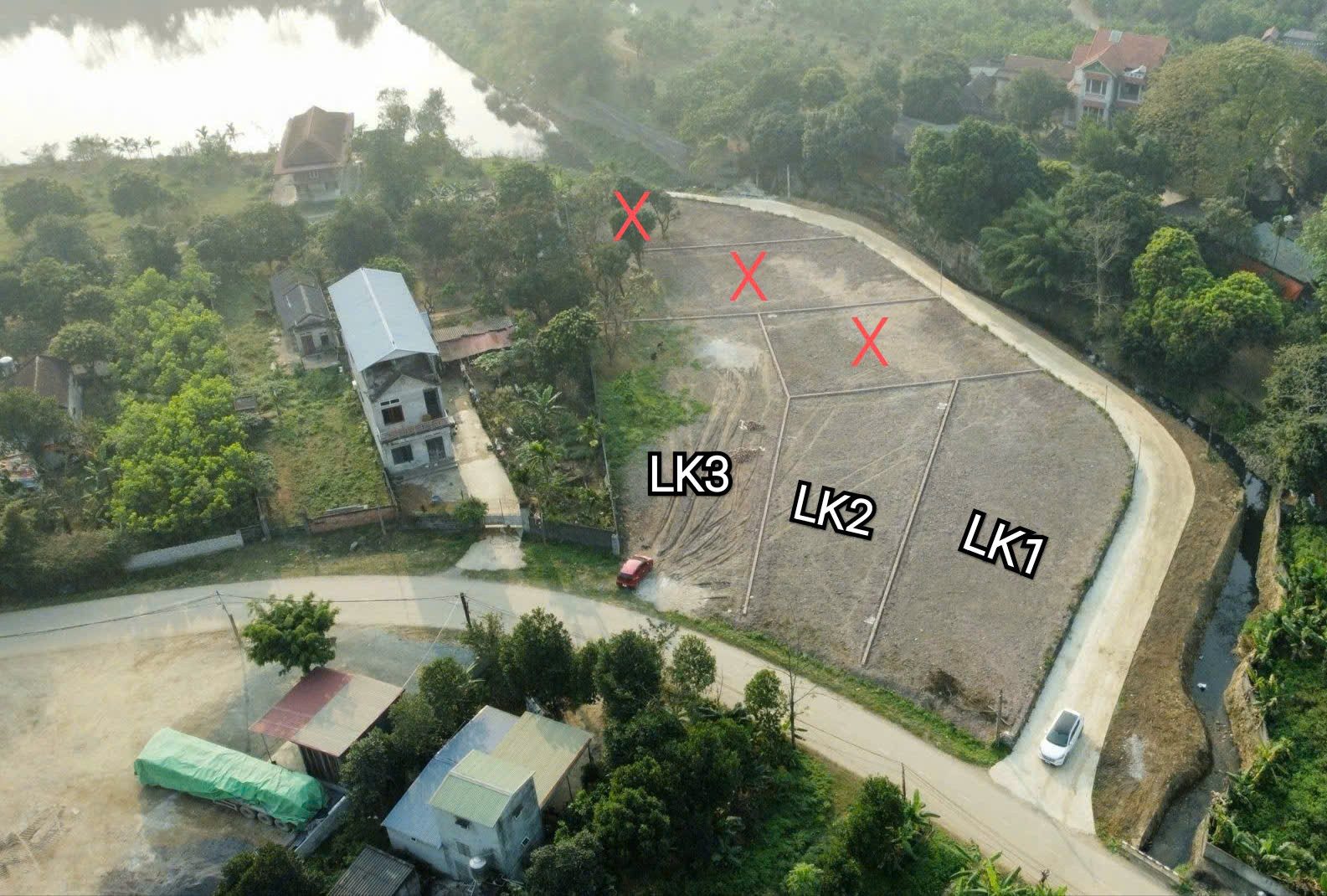 3 lô đất 425m 561m 617m - trục chính Nhuận Trạch, Lương Sơn đi Chương Mỹ