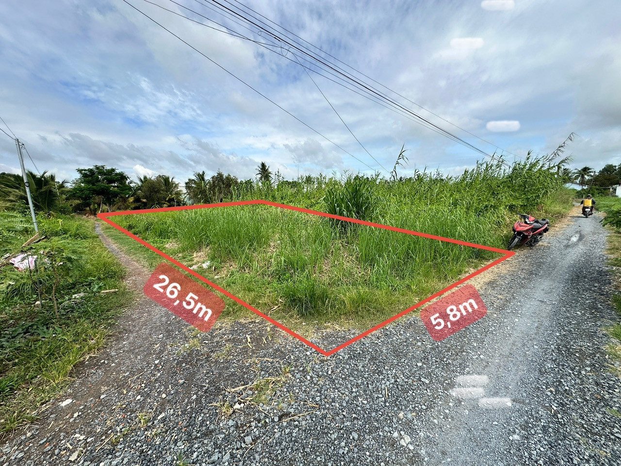 🌈 5,8x26m thổ Nhựt Chánh, Bến Lức. Đường xe tải 660tr