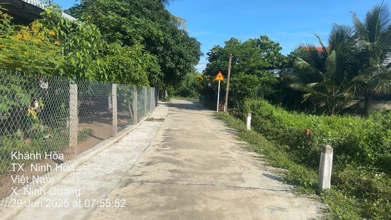 Lh: 0938156791 Hiếu. Bán đất Thuận Mỹ xã Ninh Quang, Ninh Hòa Khánh Hòa. Dt 115m2 (70ont).