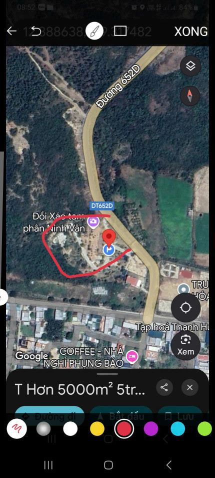 0938.113.403 Bán đất 5582m² có sẵn 1000m² thổ cư ngang 64m giá 30 tỷ tại Xã Ninh Vân Thị xã Ninh Hòa