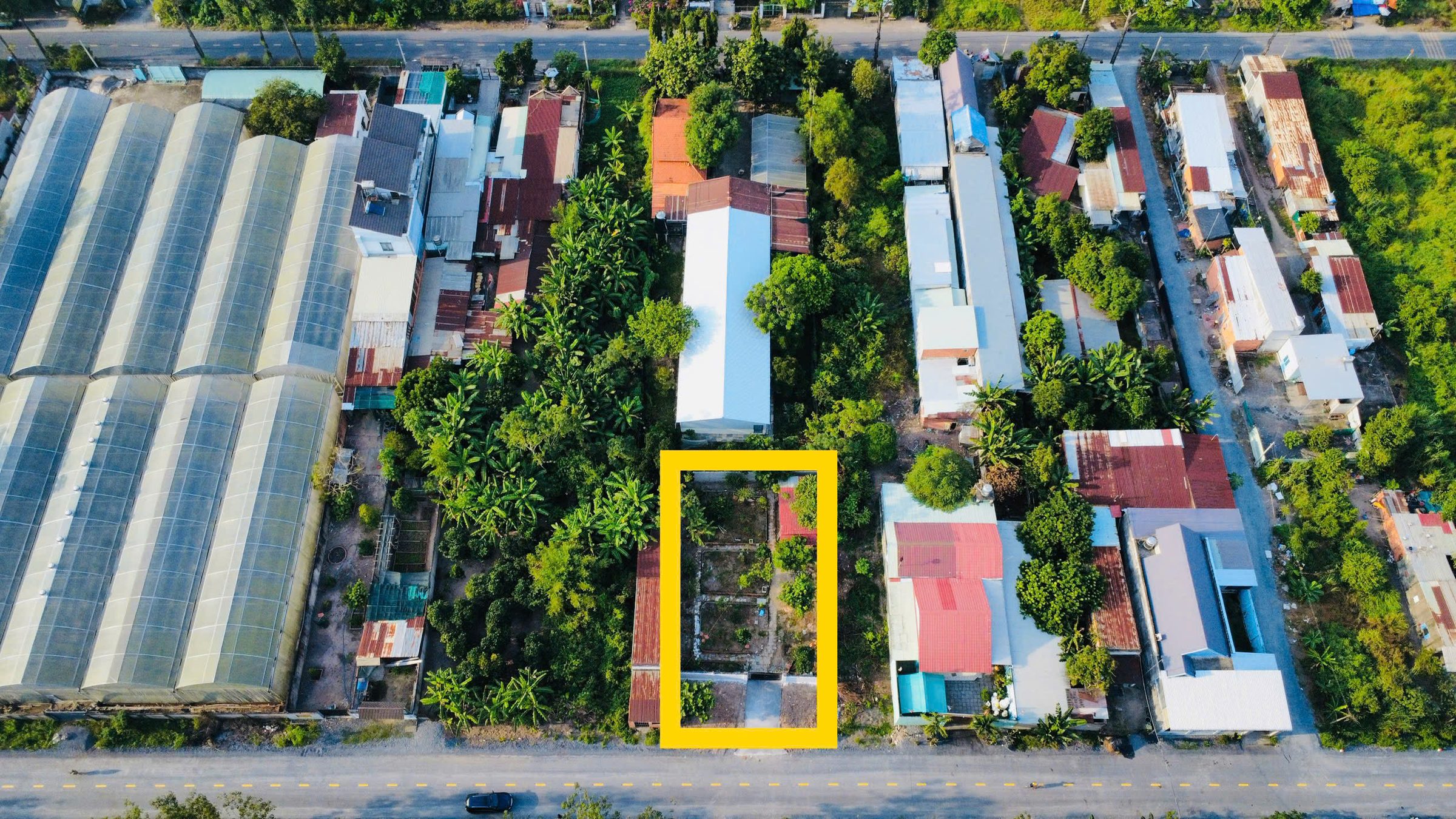 Bán đất Củ Chi, lô đất mặt tiền đường nhựa, tổng diện tích 456m2, 120m2 thổ cư, xã Phạm Văn Cội