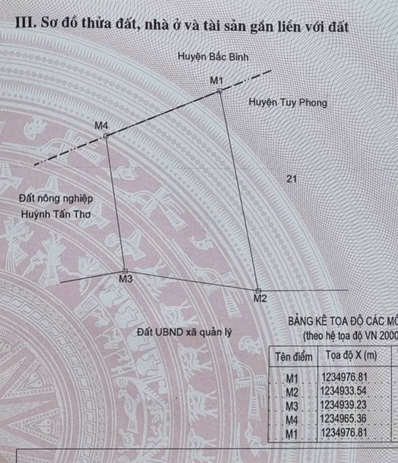 Bán đất 1074.4m² ngang 30m giá 950 triệu tại Xã Phan Rí Cửa