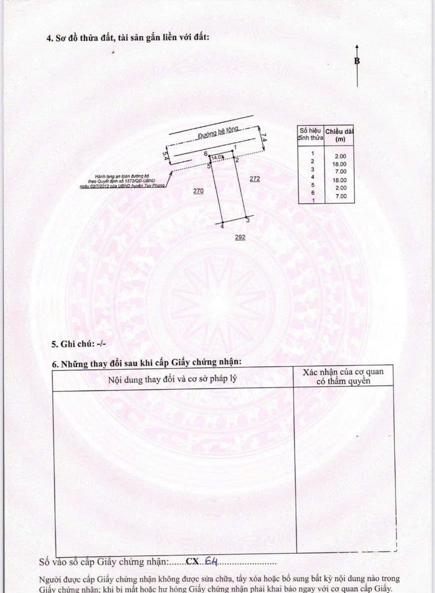 Bán đất 140m² full thổ cư ngang 7m giá 1.05 tỷ tại Xã Phan Rí Cửa