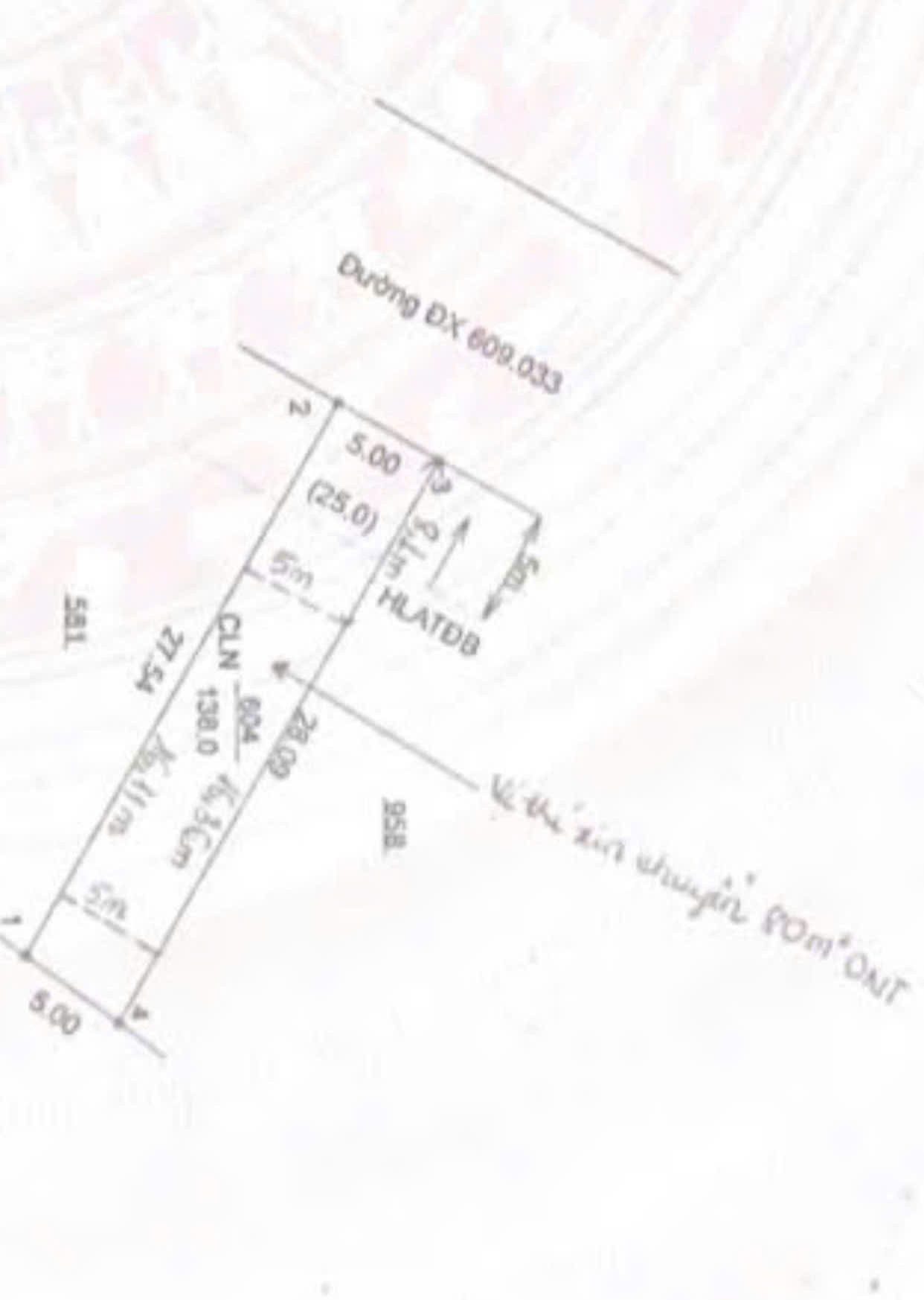 Bán Đất Phú An, Bến Cát đường nhà nghỉ Phú An kinh doanh buôn bán 5x28m giá 1ty780