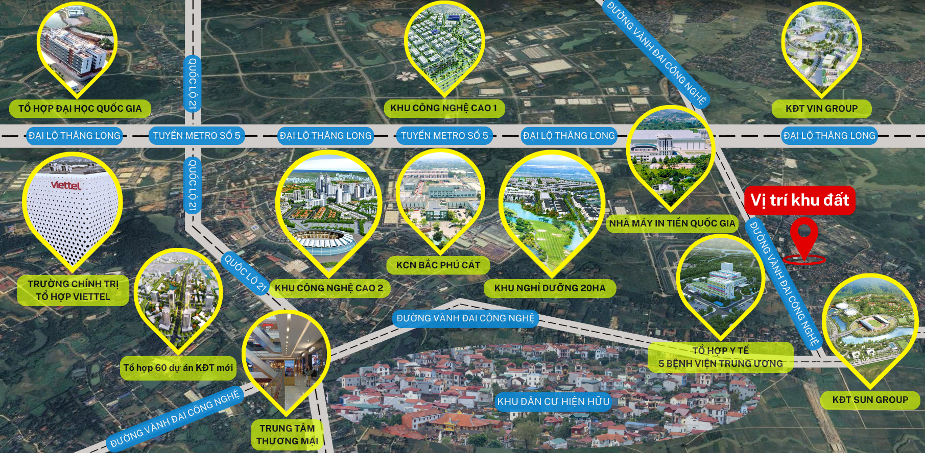 Khu dân cư khu Nhà máy In tiền Quốc gia Phú Cát , Hòa Lạc