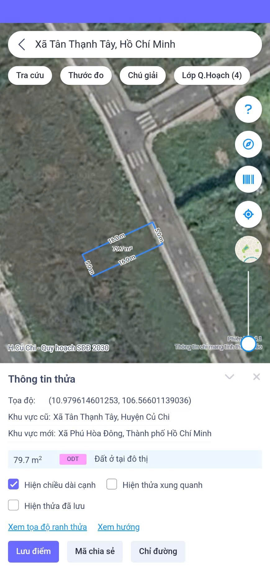 Bán Đất 80m² thổ cư 80m² giá 1.1 tỷ tại Xã Phú Hòa Đông TP. Hồ Chí Minh