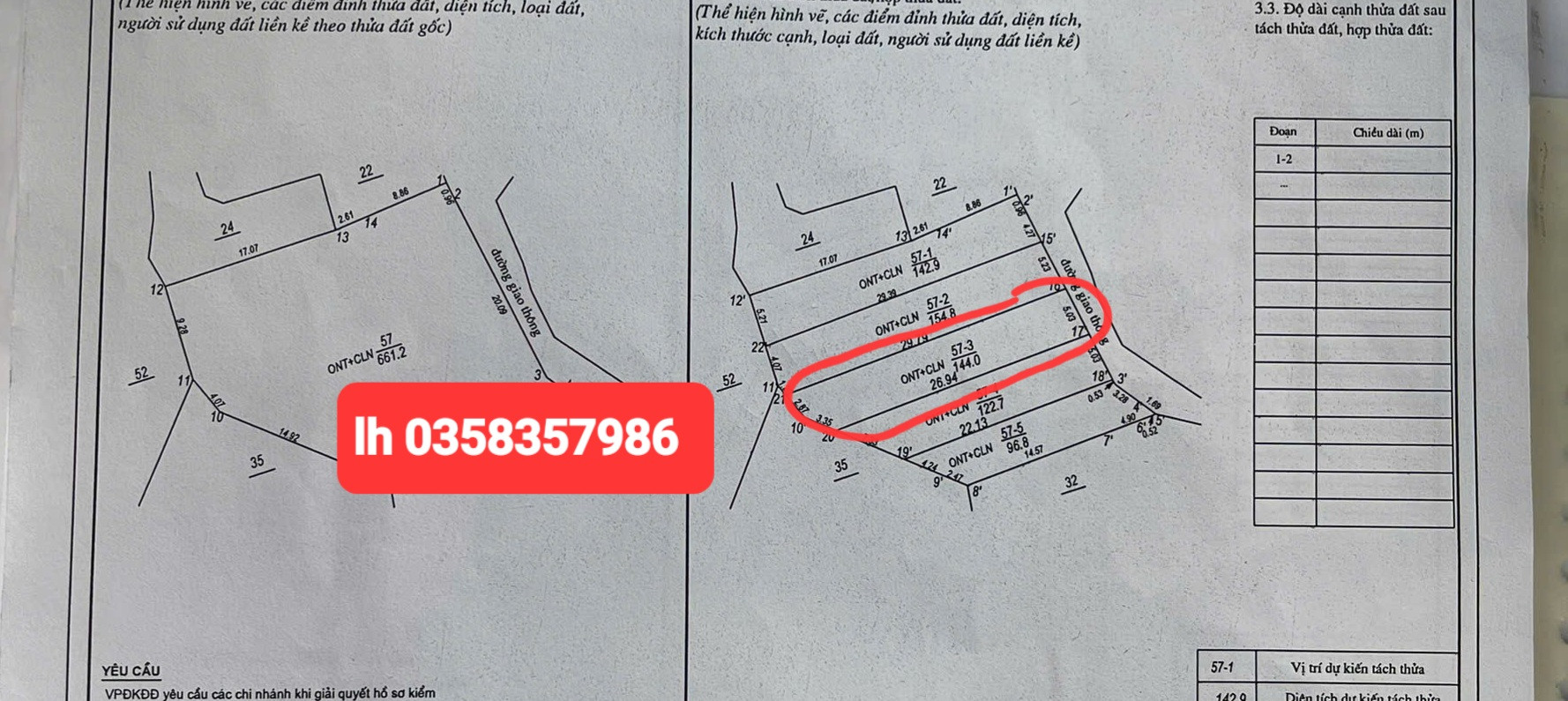 Bán đất 144m² ngang 5.03m giá 280 triệu Xã Phú Lương