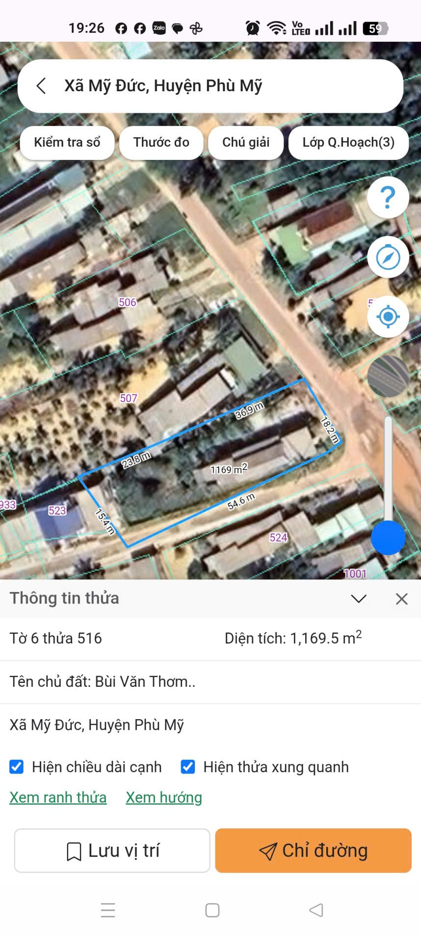 Bán đất 661,7m² có sẵn 200m² thổ cư ngang 18m giá 5.9 tỷ tại Xã Phù Mỹ Bắc