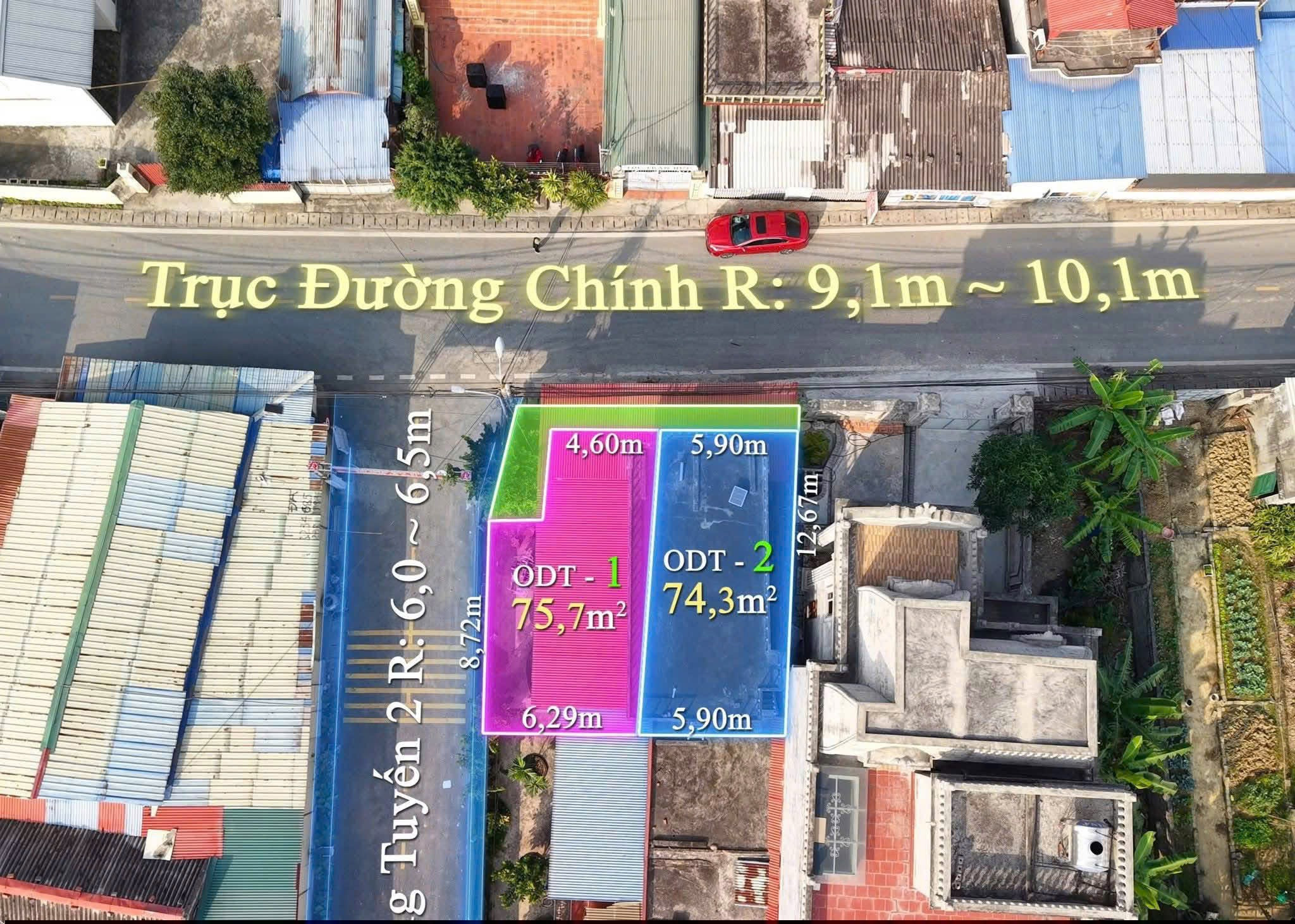 Đất mặt đường Phù Ninh kinh doanh tốt