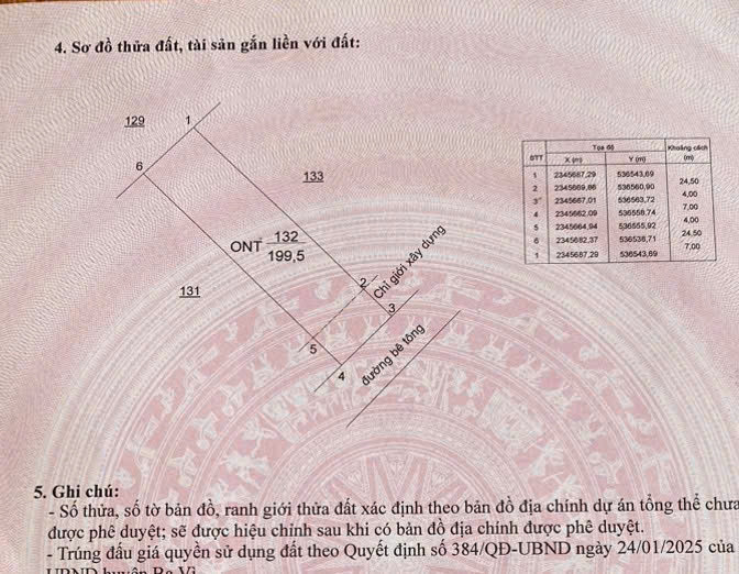 Lô đất F0 giá nhỉnh tỷ chỉ 1 lô duy nhất